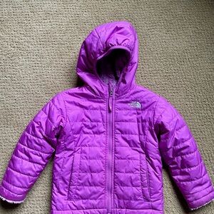 Gorgeous purple The North Face cozy winter jacket